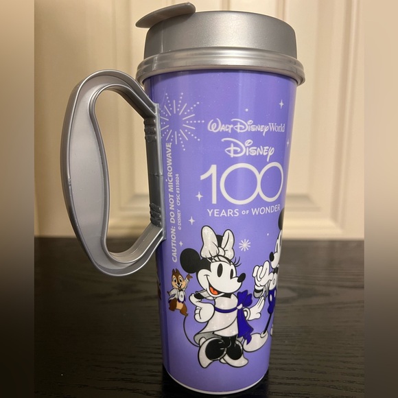 Disney Resort Reusable Refillable Mugs 100th Anniversary - Lot of 2 - Picture 4 of 7